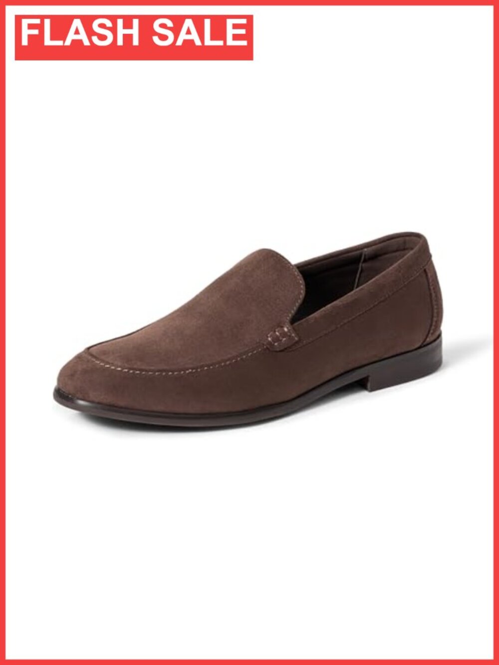Mens Venetian Dress Slip-On Loafers Memory Foam Faux Calfskin Almond Toe